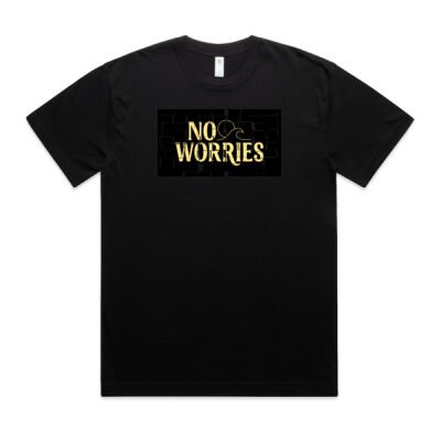 NO WORRY - Block Oversized Tee Thumbnail